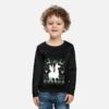 'Lama Ugly Christmas Alpaka Einhorn Weihnachten' Kinder Premium Langarmshirt | Spreadshirt -Build Your Brand || James & Nicholson || B&C lama ugly christmas alpaka einhorn weihnachten kinder premium langarmshirt