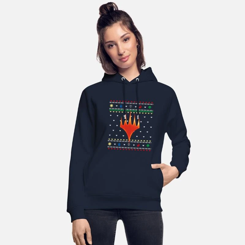 'Magic: The Gathering Symbole Ugly Christmas Design' Unisex Bio Hoodie | Spreadshirt 5 'Magic: The Gathering Symbole Ugly Christmas Design' Unisex Bio Hoodie | Spreadshirt – Bild 3