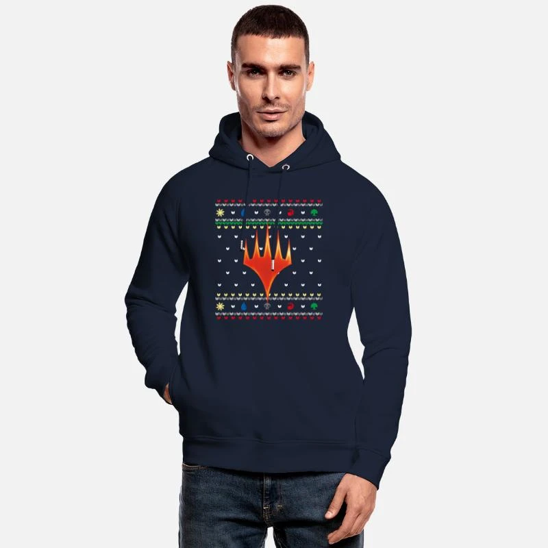'Magic: The Gathering Symbole Ugly Christmas Design' Unisex Bio Hoodie | Spreadshirt 3 'Magic: The Gathering Symbole Ugly Christmas Design' Unisex Bio Hoodie | Spreadshirt