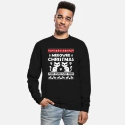 'Meeowee Christmas - Cat' Unisex Pullover | Spreadshirt