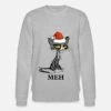 'Meh Christmas Meow Santa Cat Christmas Cat' Männer Bio Pullover | Spreadshirt -Build Your Brand || James & Nicholson || B&C meh christmas meow santa cat christmas cat maenner bio pullover