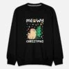 'Meowy Christmas Katzen Weihnacht' Männer Premium Pullover | Spreadshirt -Build Your Brand || James & Nicholson || B&C meowy christmas katzen weihnacht maenner premium pullover