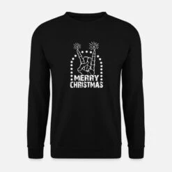 'Merry Christmas Pommesgabel Mit Kerzen' Unisex Pullover | Spreadshirt -Build Your Brand || James & Nicholson || B&C merry christmas pommesgabel mit kerzen unisex pullover 6