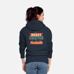 'Merry Christmas - Retro Schriftzug' Frauen Premium Kapuzenjacke | Spreadshirt 12 'Merry Christmas - Retro Schriftzug' Frauen Premium Kapuzenjacke | Spreadshirt -Build Your Brand || James & Nicholson || B&C merry christmas retro schriftzug frauen premium kapuzenjacke 3