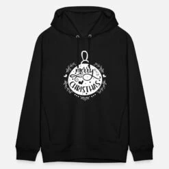 'Merry Christmas' Unisex Bio Hoodie | Spreadshirt -Build Your Brand || James & Nicholson || B&C merry christmas unisex bio hoodie 6