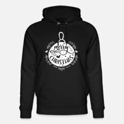 'Merry Christmas' Unisex Bio Hoodie | Spreadshirt -Build Your Brand || James & Nicholson || B&C merry christmas unisex bio hoodie 8