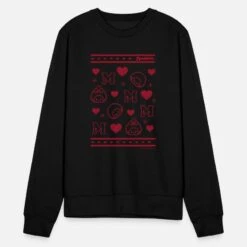 'Monchhichi Mit Herzen Ugly Christmas' Unisex Pullover | Spreadshirt -Build Your Brand || James & Nicholson || B&C monchhichi mit herzen ugly christmas unisex pullover 4