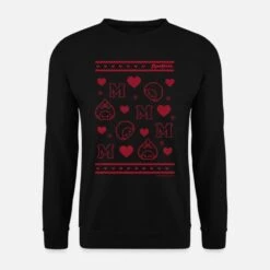 'Monchhichi Mit Herzen Ugly Christmas' Unisex Pullover | Spreadshirt -Build Your Brand || James & Nicholson || B&C monchhichi mit herzen ugly christmas unisex pullover 6