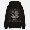 'My It's Too Hot For Ugly Christmas Sweaters Shirt' Unisex Kapuzenjacke | Spreadshirt -Build Your Brand || James & Nicholson || B&C my its too hot for ugly christmas sweaters shirt unisex kapuzenjacke