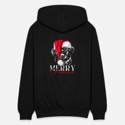 'NOVA SCOTIA DUCK TOLLING RETRIEVER Merry Christmas' Unisex Kapuzenjacke | Spreadshirt