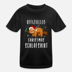 James & Nicholson 'offizielles Schlafshirt Christmas Winterschlaf' Kinder Funktions-T-Shirt | Spreadshirt