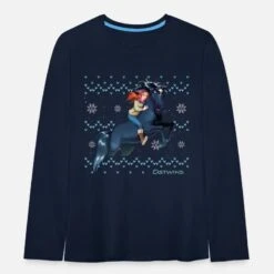 'Ostwind Und Mika Beim Reiten Christmas Sweater' Teenager Premium Langarmshirt | Spreadshirt