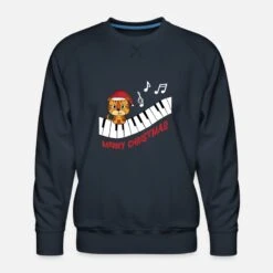 'Piano Tiger Klavier I Tiere | Christmas' Männer Premium Pullover | Spreadshirt -Build Your Brand || James & Nicholson || B&C piano tiger klavier i tiere christmas maenner premium pullover 2