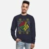 'Rubik's Cube Ugly Christmas' Unisex Pullover | Spreadshirt -Build Your Brand || James & Nicholson || B&C rubiks cube ugly christmas unisex pullover