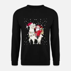 'Santa Reitet Lama Alpaka Ugly Christmas' Unisex Pullover | Spreadshirt 15 'Santa Reitet Lama Alpaka Ugly Christmas' Unisex Pullover | Spreadshirt -Build Your Brand || James & Nicholson || B&C santa reitet lama alpaka ugly christmas unisex pullover 6