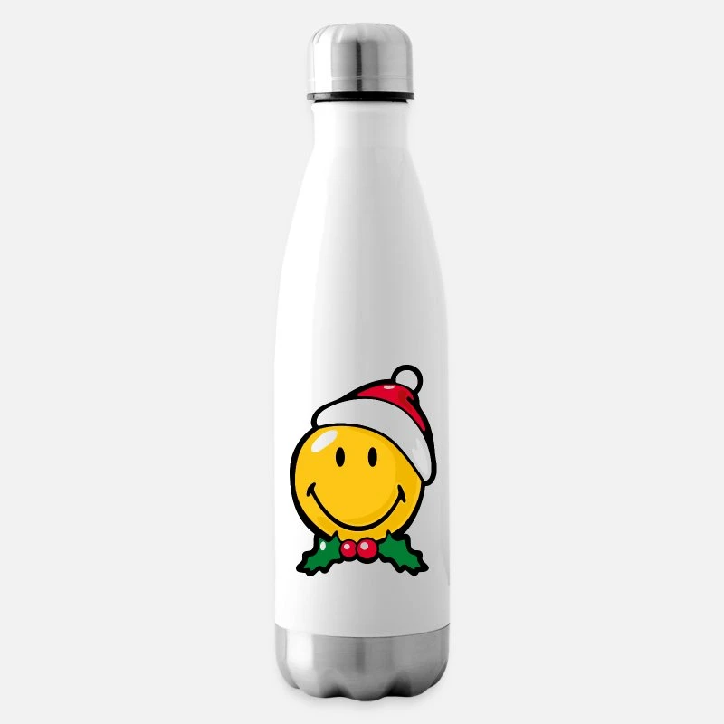 'Smiley Christmas Good Mood' Trinkflasche | Spreadshirt 3 'Smiley Christmas Good Mood' Trinkflasche | Spreadshirt