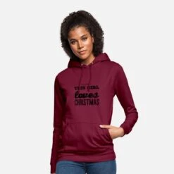 'This Girl Loves Christmas ! Weihnachtsdesign!' Frauen Hoodie | Spreadshirt