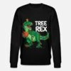 'TREE REX DINO Weihnachten Ugly Christmas Geschenk' Männer Bio Pullover | Spreadshirt -Build Your Brand || James & Nicholson || B&C tree rex dino weihnachten ugly christmas geschenk maenner bio pullover