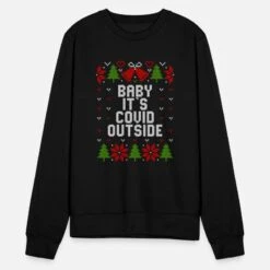 'Ugly Christmas Baby It's Covid Outside' Unisex Pullover | Spreadshirt 13 'Ugly Christmas Baby It's Covid Outside' Unisex Pullover | Spreadshirt -Build Your Brand || James & Nicholson || B&C ugly christmas baby its covid outside unisex pullover 4