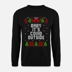 'Ugly Christmas Baby It's Covid Outside' Unisex Pullover | Spreadshirt 15 'Ugly Christmas Baby It's Covid Outside' Unisex Pullover | Spreadshirt -Build Your Brand || James & Nicholson || B&C ugly christmas baby its covid outside unisex pullover 6
