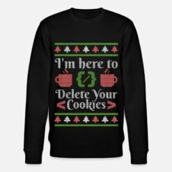 'Ugly Christmas Informatic Cookies Programmer' Männer Bio Pullover | Spreadshirt -Build Your Brand || James & Nicholson || B&C ugly christmas informatic cookies programmer maenner bio pullover 2