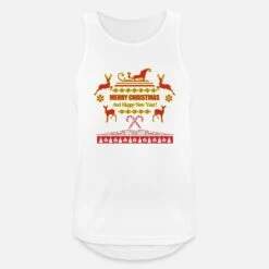 'Ugly Christmas' Männer Sport Tanktop | Spreadshirt -Build Your Brand || James & Nicholson || B&C ugly christmas maenner sport tanktop 4
