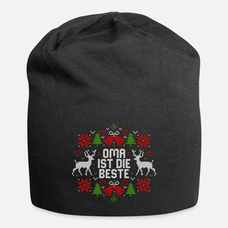 Build Your Brand 'Ugly Christmas - Oma Ist Die Beste - Weihnachten' Beanie | Spreadshirt 4 Build Your Brand 'Ugly Christmas - Oma Ist Die Beste - Weihnachten' Beanie | Spreadshirt – Bild 2