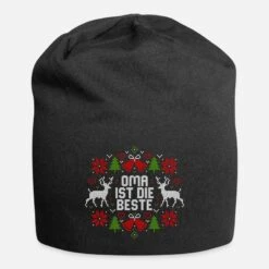 Build Your Brand 'Ugly Christmas - Oma Ist Die Beste - Weihnachten' Beanie | Spreadshirt
