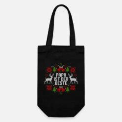 'Ugly Christmas - Papa Ist Der Beste - Weihnachten' Geschenkbeutel Für Flaschen | Spreadshirt