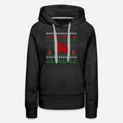 'Ugly Christmas Papillion Zwergspaniel Weihnachten' Frauen Premium Hoodie | Spreadshirt -Build Your Brand || James & Nicholson || B&C ugly christmas papillion zwergspaniel weihnachten frauen premium hoodie 8
