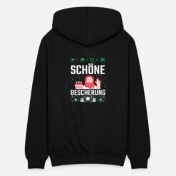 'Ugly Christmas Schöne Bescherung Mit Jesus' Unisex Kapuzenjacke | Spreadshirt