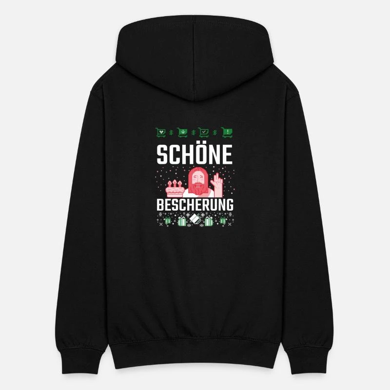 'Ugly Christmas Schöne Bescherung Mit Jesus' Unisex Kapuzenjacke | Spreadshirt 3 'Ugly Christmas Schöne Bescherung Mit Jesus' Unisex Kapuzenjacke | Spreadshirt