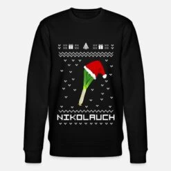 'Ugly Christmas Sweater Geschenk Lauch Nikolauch' Männer Bio Pullover | Spreadshirt -Build Your Brand || James & Nicholson || B&C ugly christmas sweater geschenk lauch nikolauch maenner bio pullover 4