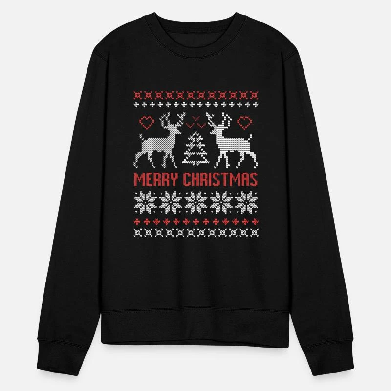 'ugly Christmas Sweater Rentier Hirsch Jäger Rot' Unisex Pullover | Spreadshirt 7 'ugly Christmas Sweater Rentier Hirsch Jäger Rot' Unisex Pullover | Spreadshirt – Bild 5