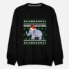 'Ugly Christmas Sweater Tshirt Weihnachten Elefant' Männer Premium Pullover | Spreadshirt