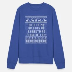 'Ugly Christmas Sweater' Unisex Pullover | Spreadshirt -Build Your Brand || James & Nicholson || B&C ugly christmas sweater unisex pullover 4
