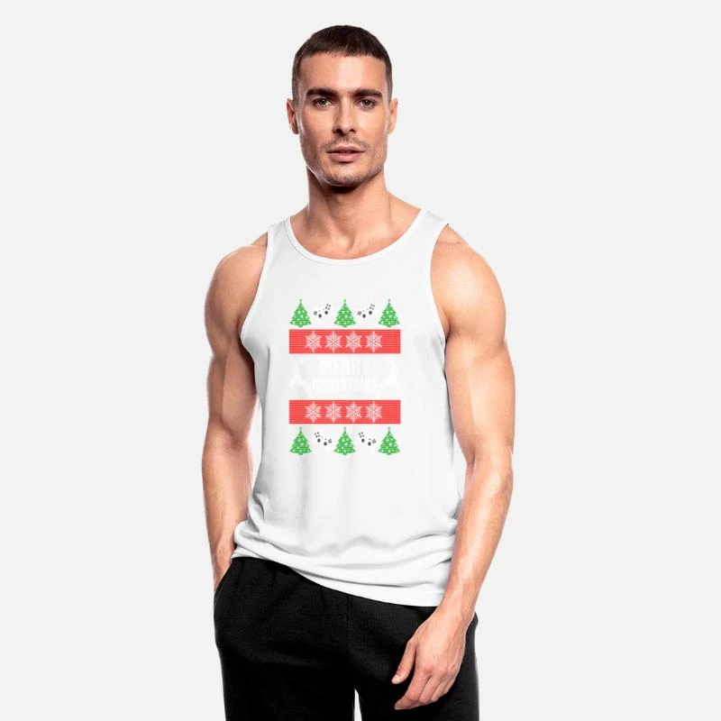 'Ugly Christmas Sweater Weihnachten Gaming Geschenk' Männer Sport Tanktop | Spreadshirt 3 'Ugly Christmas Sweater Weihnachten Gaming Geschenk' Männer Sport Tanktop | Spreadshirt