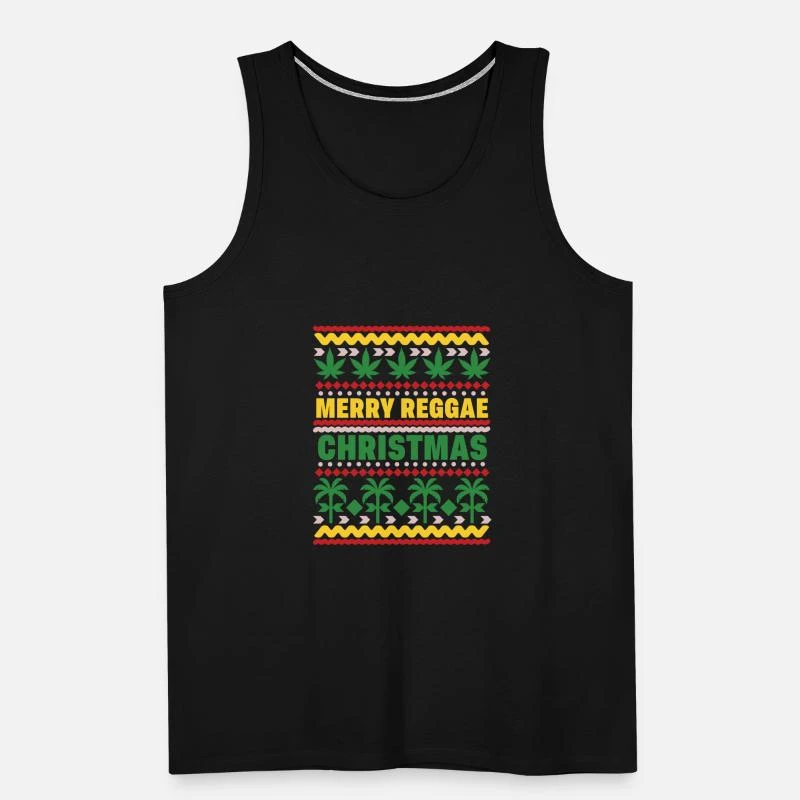'Ugly Reggae Christmas, Weihnachten, Xmas, Advent' Männer Premium Tanktop | Spreadshirt 7 'Ugly Reggae Christmas, Weihnachten, Xmas, Advent' Männer Premium Tanktop | Spreadshirt – Bild 5