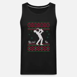 'Ugly Rock Christmas Saxophon Jazz Musik Geschenk' Männer Premium Tanktop | Spreadshirt -Build Your Brand || James & Nicholson || B&C ugly rock christmas saxophon jazz musik geschenk maenner premium tanktop 6