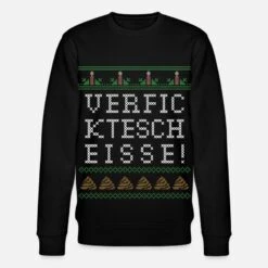'VERFICKTE SCHEIßE UGLY CHRISTMAS LUSTIG' Männer Bio Pullover | Spreadshirt