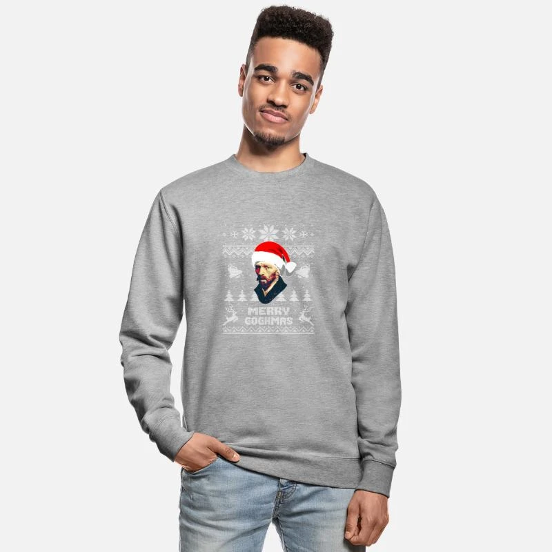 'Vincent Van Gogh Merry Goghmas Christmas' Unisex Pullover | Spreadshirt 3 'Vincent Van Gogh Merry Goghmas Christmas' Unisex Pullover | Spreadshirt