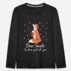 'Weihnachten Christmas Fuchs' Kinder Premium Langarmshirt | Spreadshirt