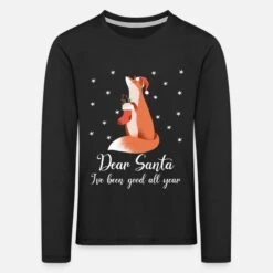 'Weihnachten Christmas Fuchs' Kinder Premium Langarmshirt | Spreadshirt -Build Your Brand || James & Nicholson || B&C weihnachten christmas fuchs kinder premium langarmshirt 2