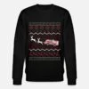 'Weihnachten Feuerwehr Feuerwehrauto Ugly Christmas' Männer Bio Pullover | Spreadshirt -Build Your Brand || James & Nicholson || B&C weihnachten feuerwehr feuerwehrauto ugly christmas maenner bio pullover