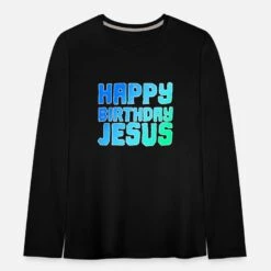 'Weihnachten Jesus Happy Birthday Jesus Christmas' Teenager Premium Langarmshirt | Spreadshirt