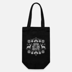'Weihnachten - Oma Ist Die Beste - Ugly Christmas' Geschenkbeutel Für Flaschen | Spreadshirt