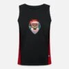 James & Nicholson 'Weihnachten Ugly Christmas Scull Santa' Funktionelles Kontrast-Tank Top Für Männer| Spreadshirt -Build Your Brand || James & Nicholson || B&C weihnachten ugly christmas scull santa funktionelles kontrast tank top fuer maenner