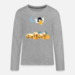 'Weihnachten Und Engel - Christmas And Angle' Teenager Premium Langarmshirt | Spreadshirt -Build Your Brand || James & Nicholson || B&C weihnachten und engel christmas and angle teenager premium langarmshirt 2