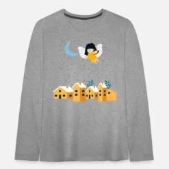 'Weihnachten Und Engel - Christmas And Angle' Teenager Premium Langarmshirt | Spreadshirt